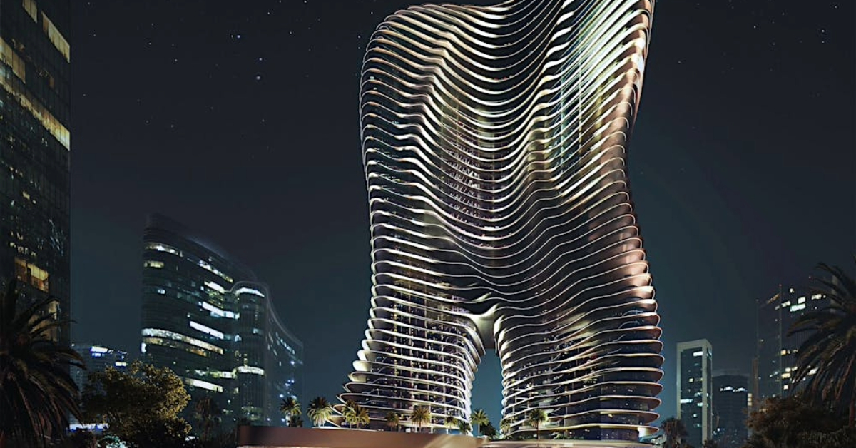 Urban architecture standing tall amidst the city