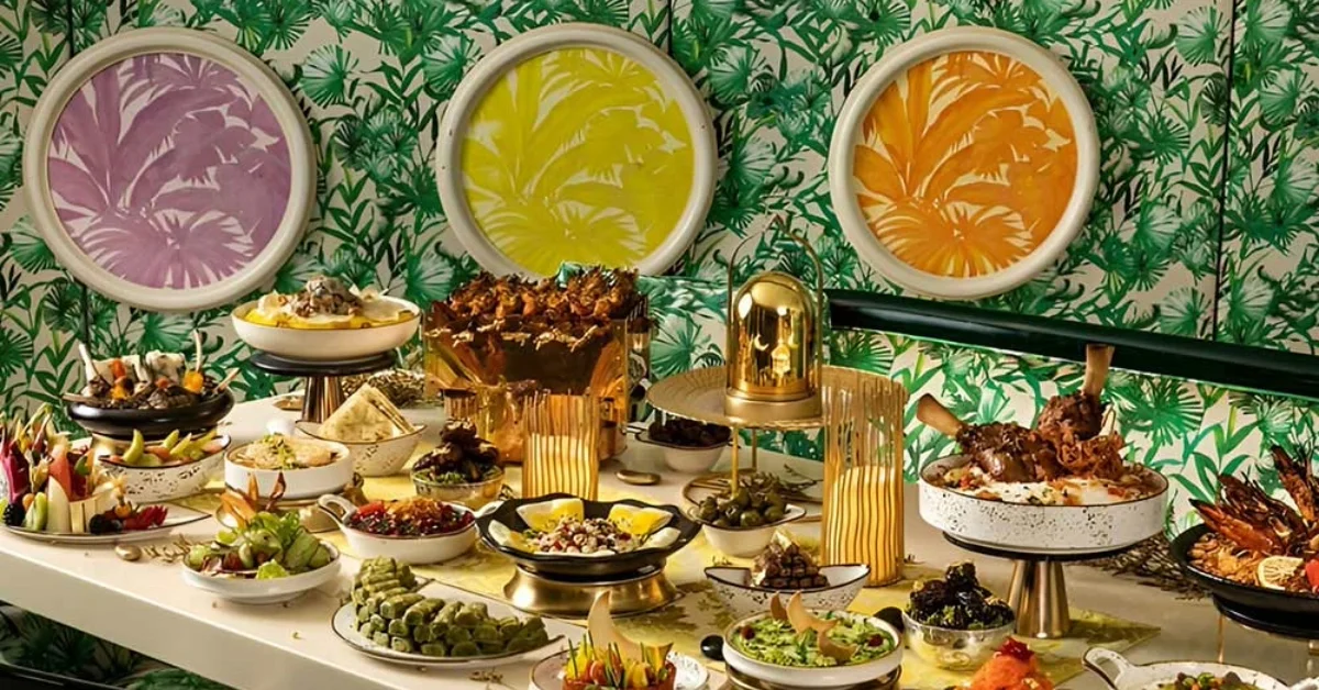 High-end iftar buffet in Dubai
