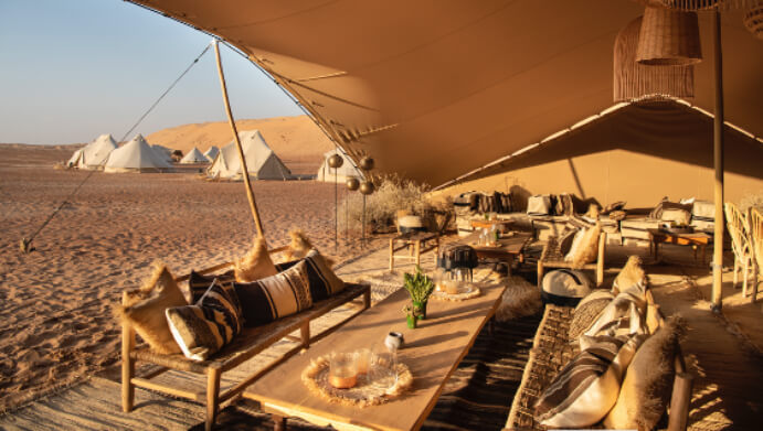 desert camp stay in Dubai