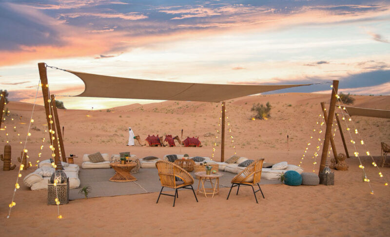 best desert safari camp in Dubai 
