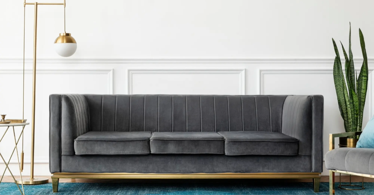 Modern Gray Couch