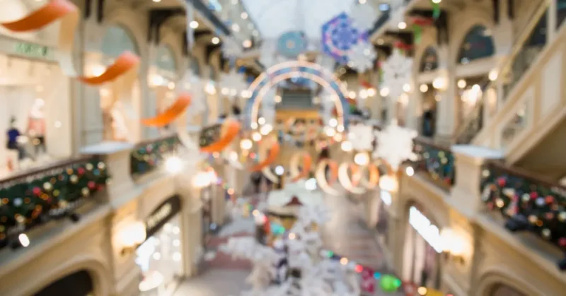 mall in sharjah with decoration