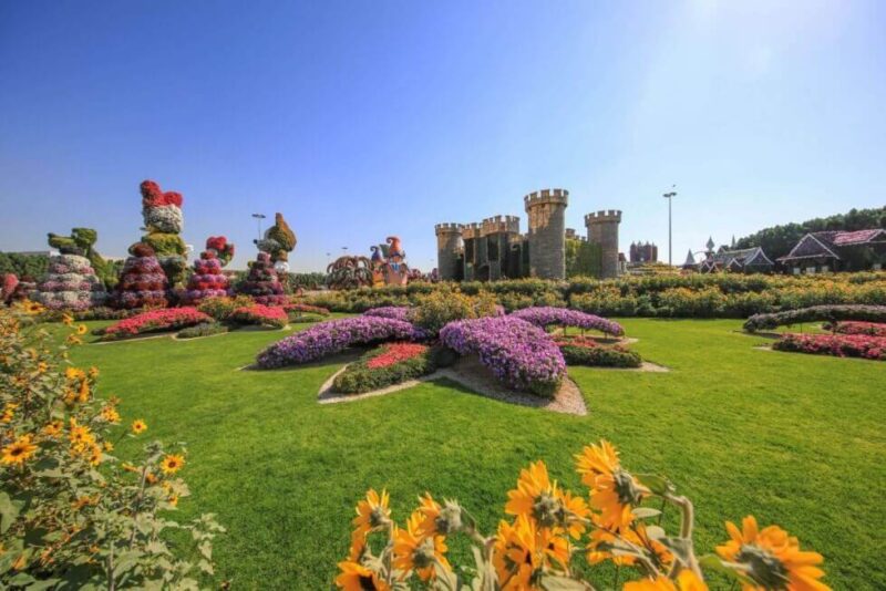 حديقة الزهور دبي تذاكر