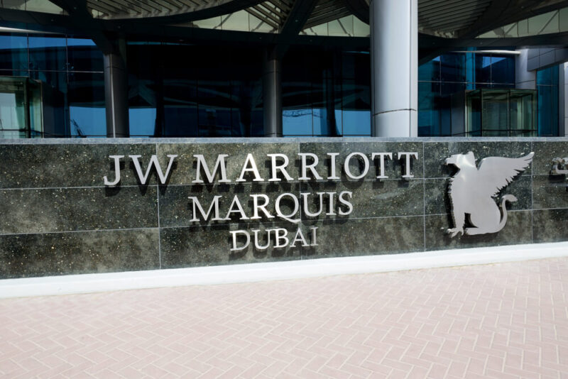 JW marriot hotel in downtown Dubai