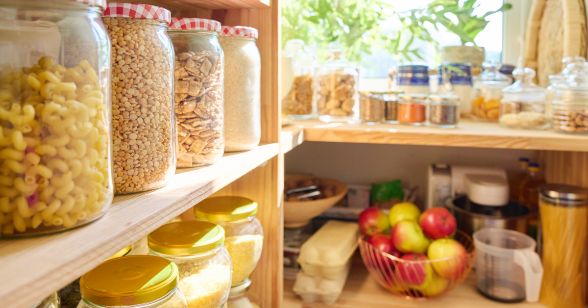 Pantry organisation ideas for small kitchen space