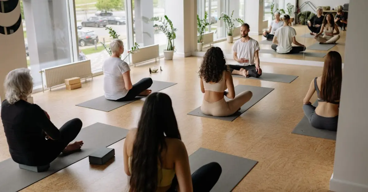 Yoga class
