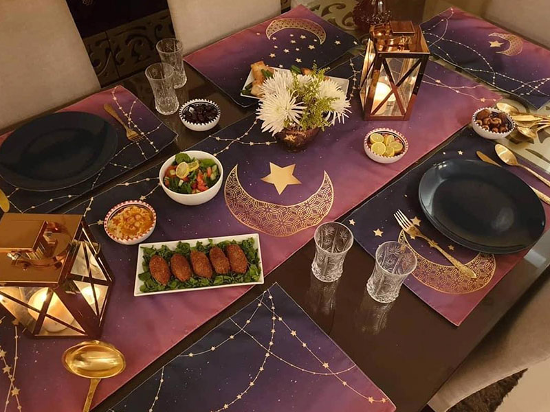 Iftar table decor