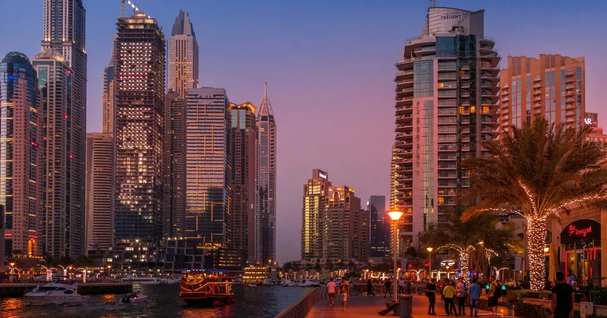 صورة توضح خيارات الاستثمار العقاري في دبي