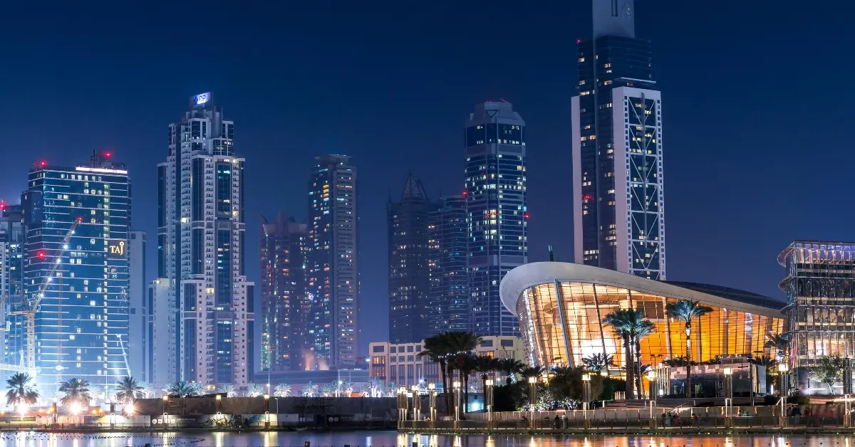 صورة توضح مدينة دبي وخيارات الاستثمار العقاري في دبي