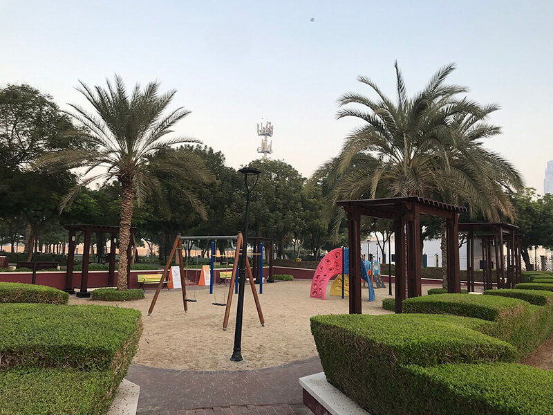 حديقة بحيرة القوز في دبي