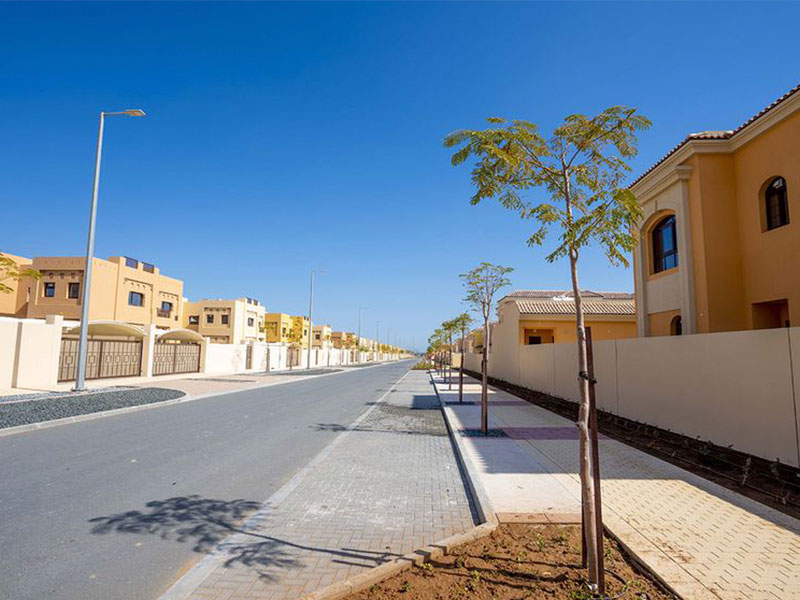 street in Mohamed Bin Zayed City