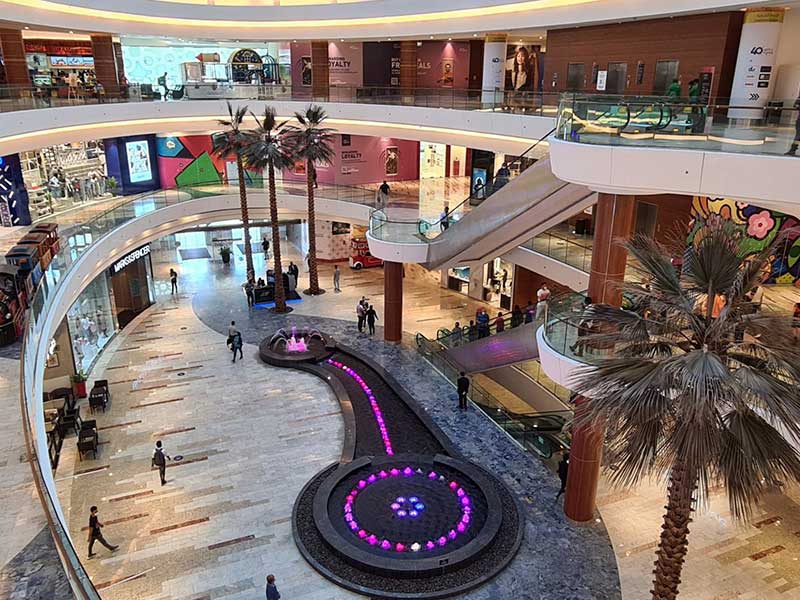 Al Ghurair Centre fountain 