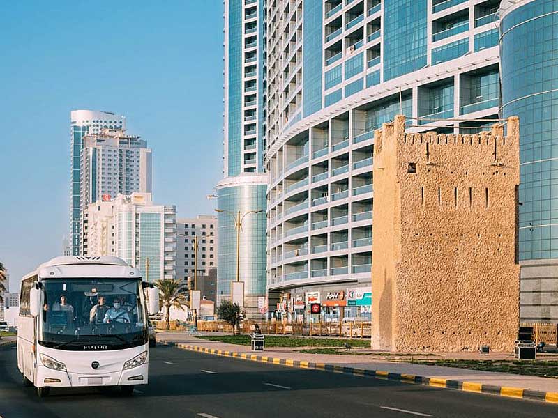 bus in ajman