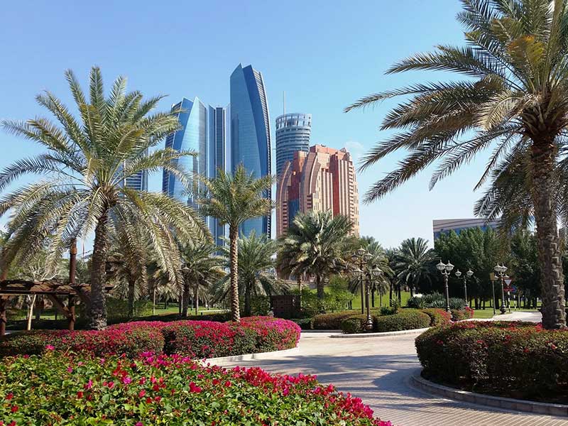 Abu Dhabi skyline 