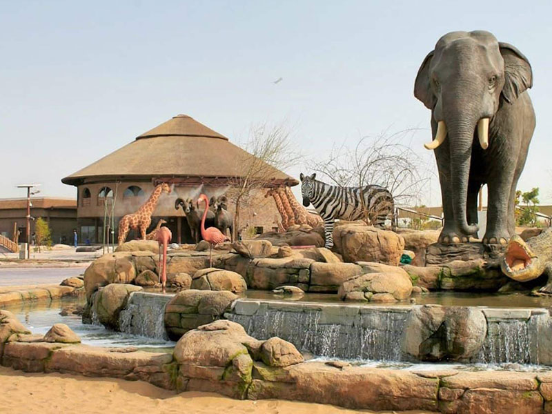Visiting Dubai Safari Park 