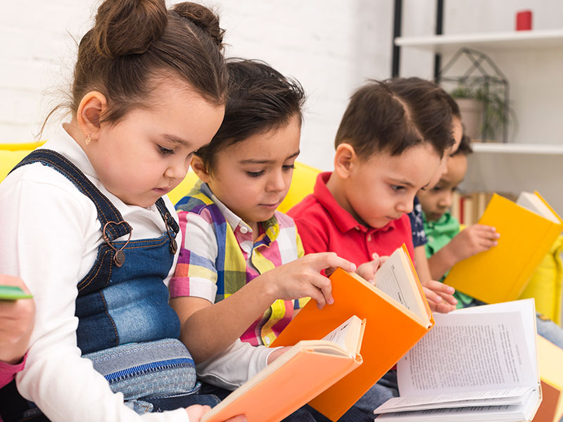 reading in Nursery 