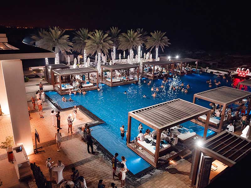 Saadiyat Beach Club pool 