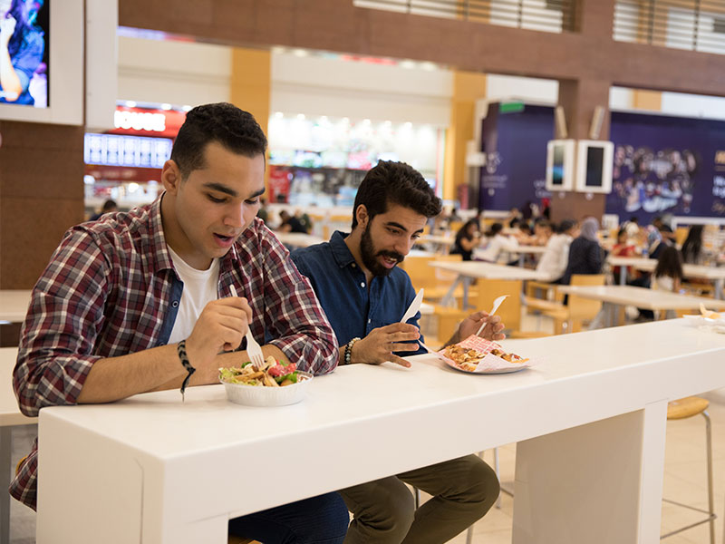 مطاعم المول في دبي