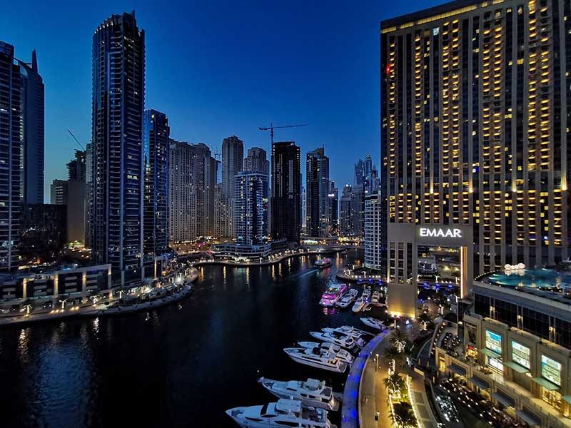 Pier 7 Dubai Marina view 