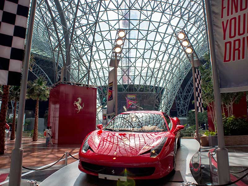 F1 in Ferrari World 