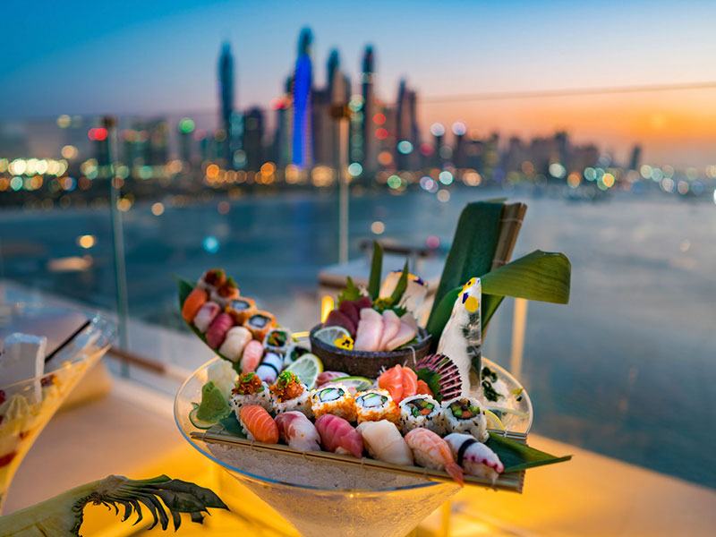 restaurants at 5 Palm Jumeirah