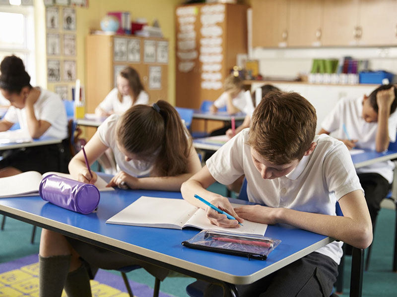 students at classroom