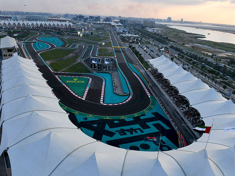 Yas Circuit track 