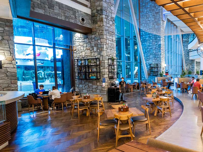 Ski Dubai restaurant 