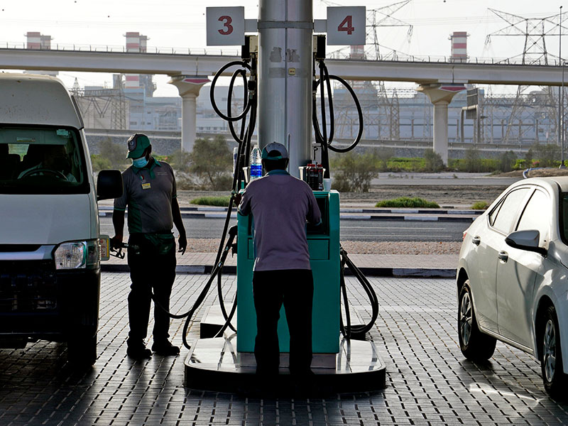 Dubai petrol station 