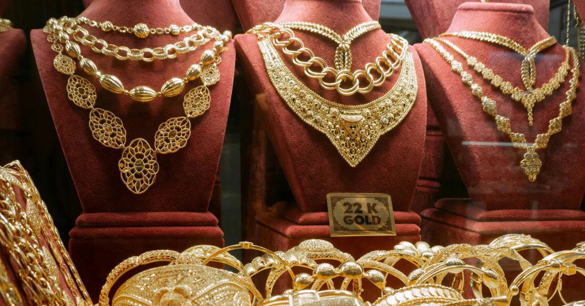 Gold store in Dubai