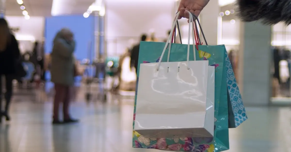 woman shopping in Abu Hail Centre Dubai