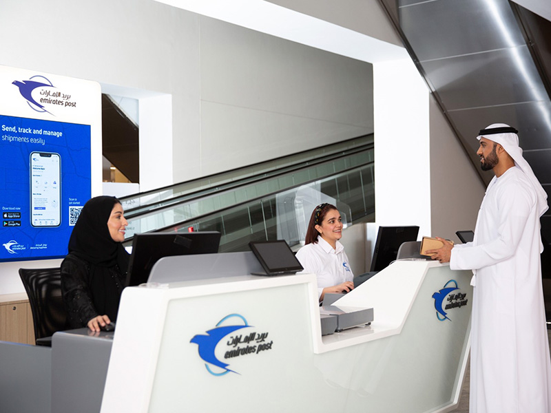 Emirates Post Dubai services 