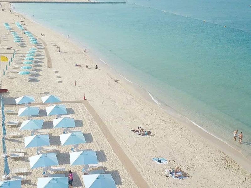 Kite Beach lounging area 