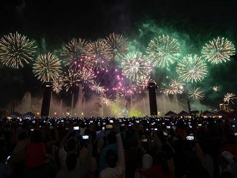 Fireworks in dubai