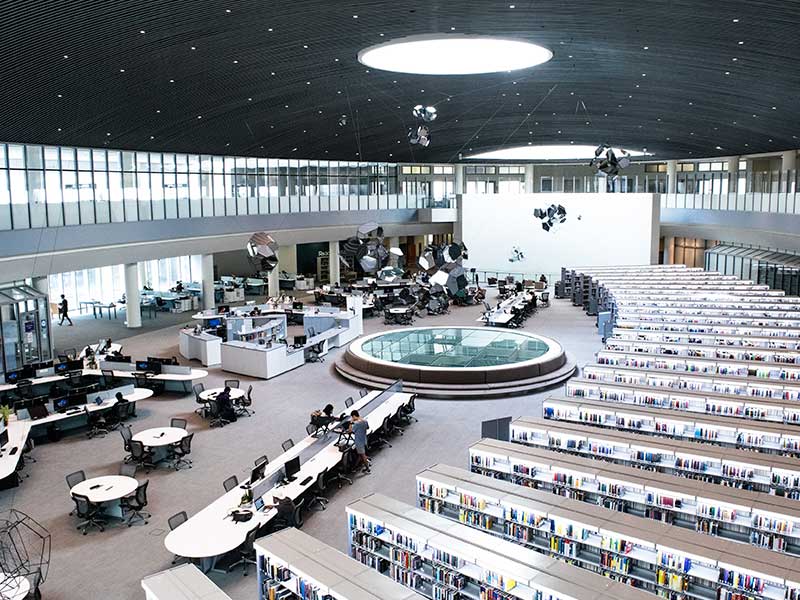 New York University Abu Dhabi library 