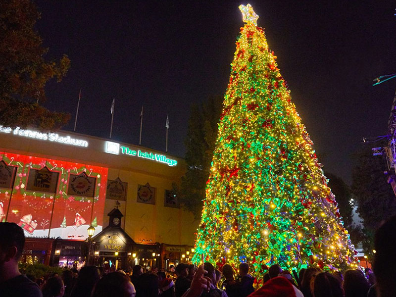 Irish Village Christmas tree 