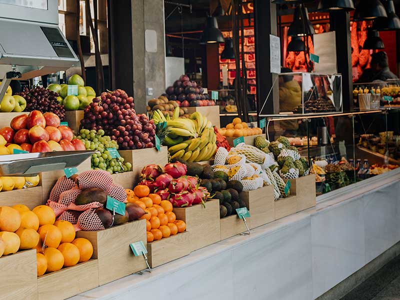 سوق الخضار والفاكهة