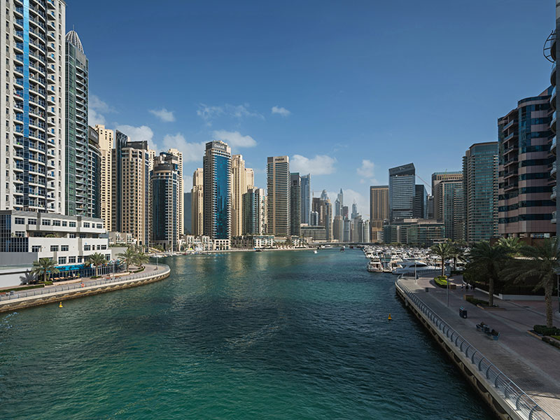 Dubai Marina residential towers