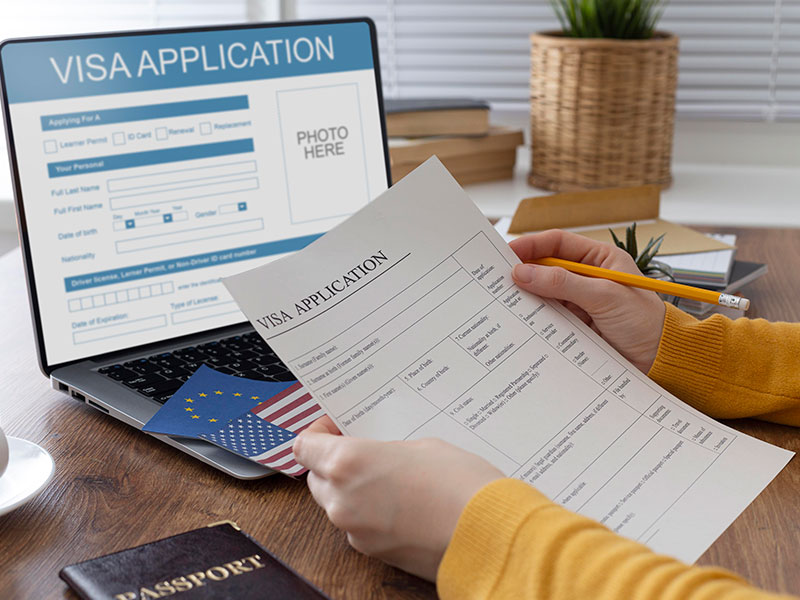 Visa application 
