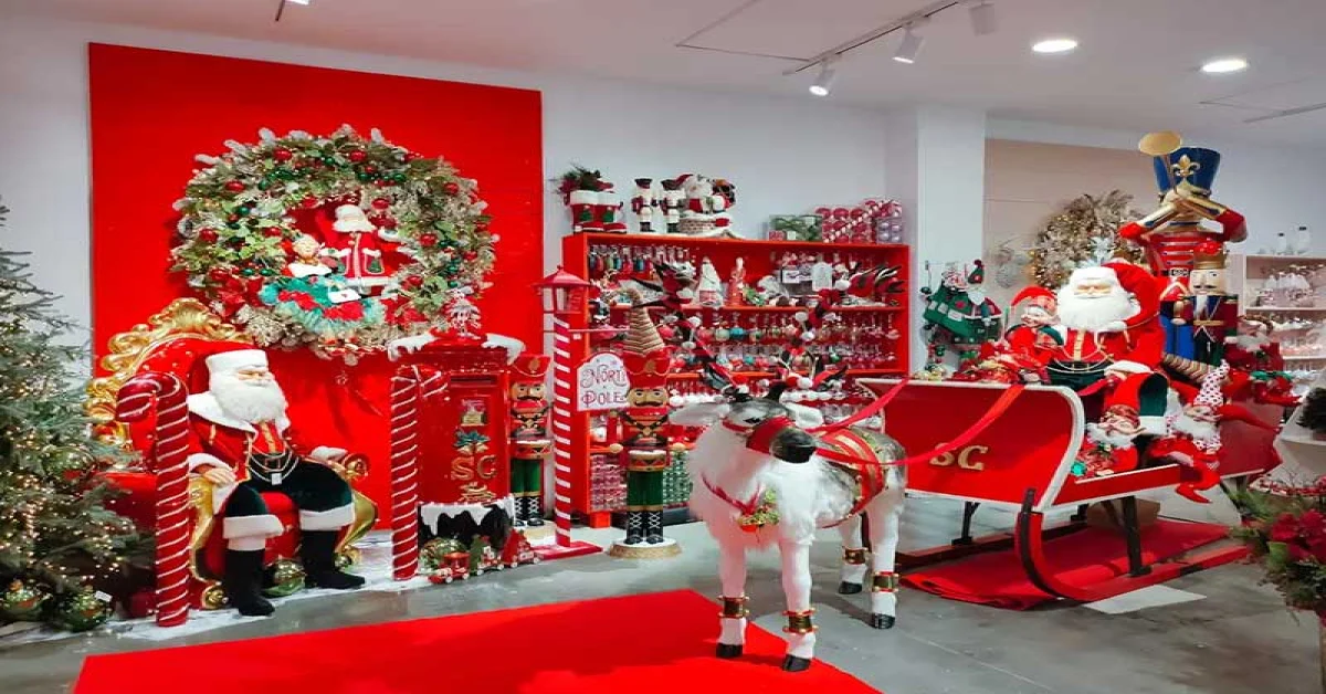 صورة توضح ديكور الكريسماس