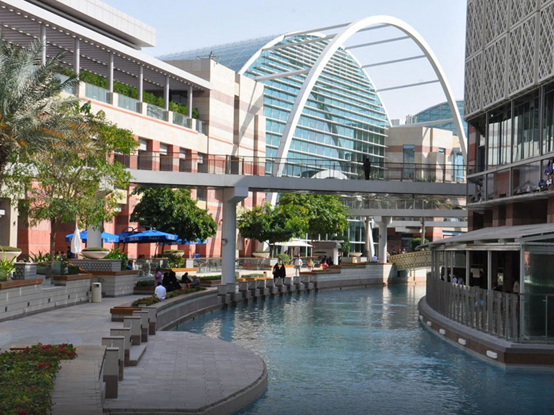 Dubai Festival City Mall waterfront
