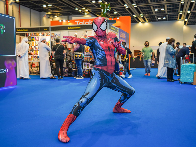 Spiderman cosplay UAE