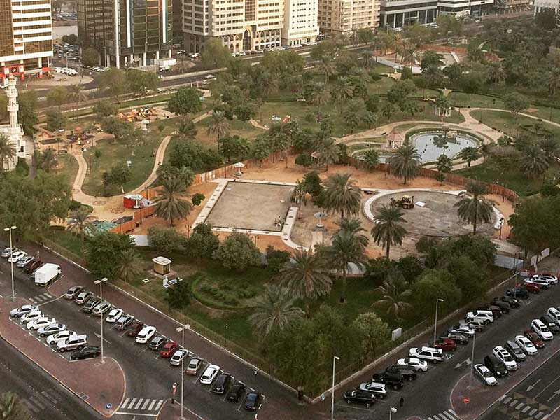 Khalifa Park parking 
