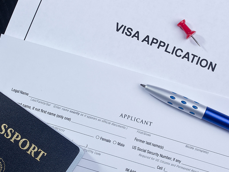 visa application form