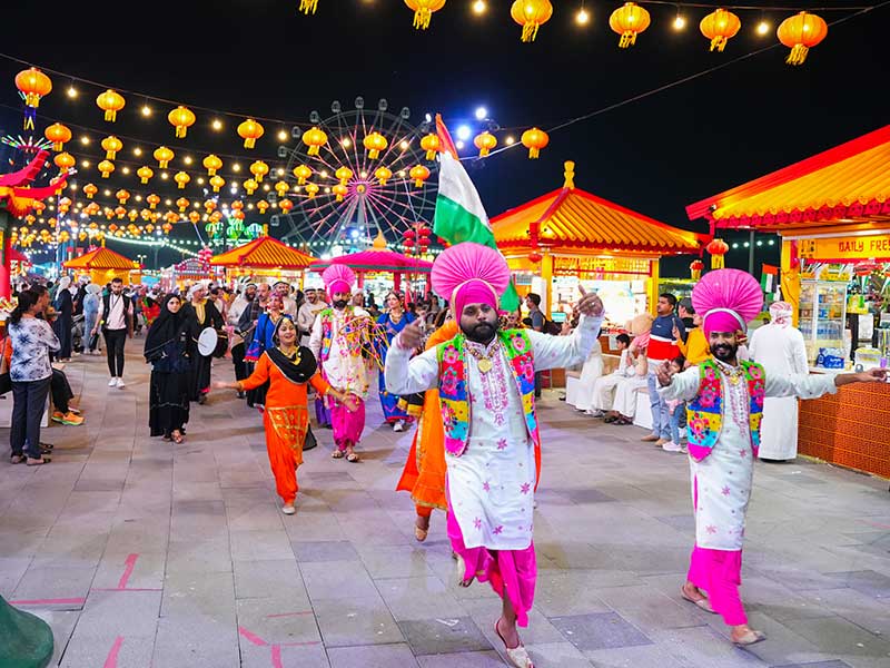 indian show at Sheikh Zayed Festival