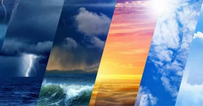 Different weather patterns in Dubai
