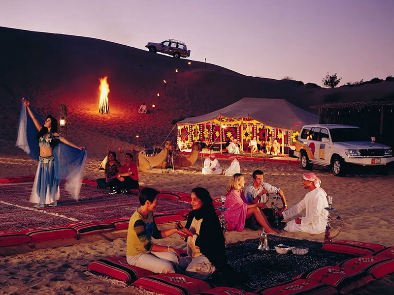 camping in the uae desert 