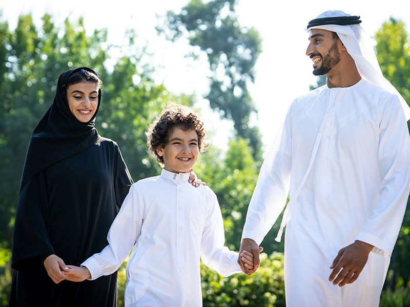 Emirati family 