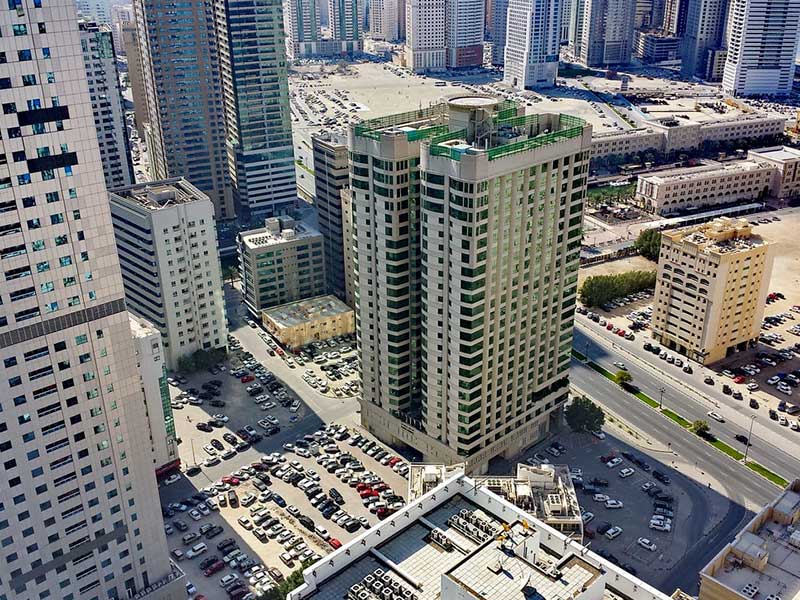 apartment building in Sharjah 
