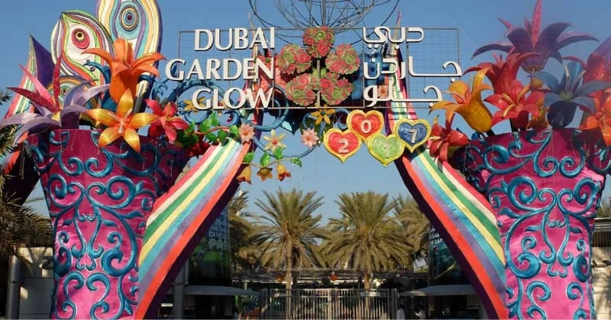 Dubai Garden Glow entrance